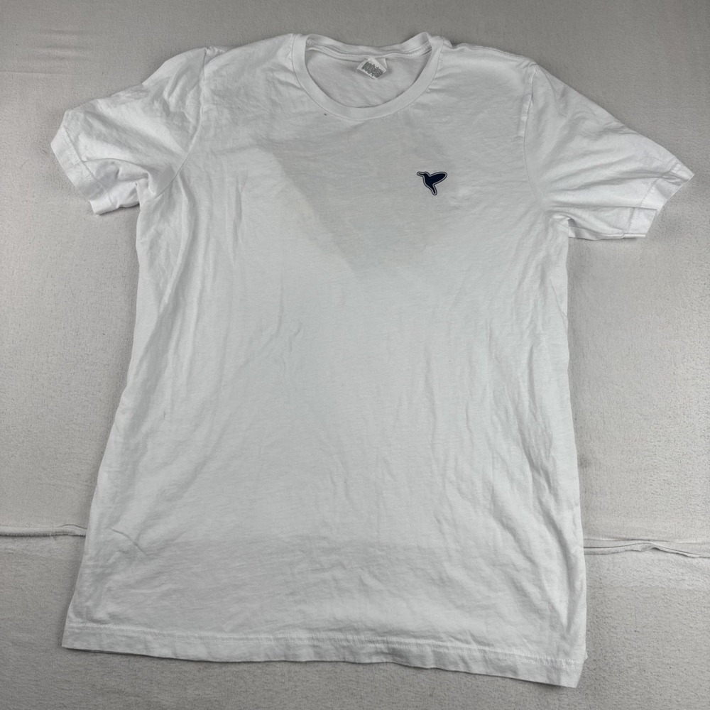 Birddogs Mens White T shirt Fits Medium preppy casual logo